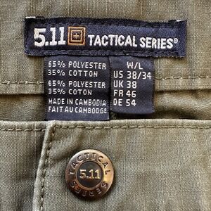511 Tactical Series Mens 38/34 Work Utility Olive Green Cargo Pants Outdoors